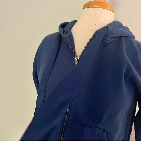 Banana Republic Factory Royal Blue Comfy Zip Up Hoodie Jacket Size M Size M