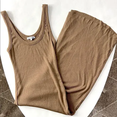 Cotton Citizen The Verona Ribbed Midi Dress in Java Sz Small $185