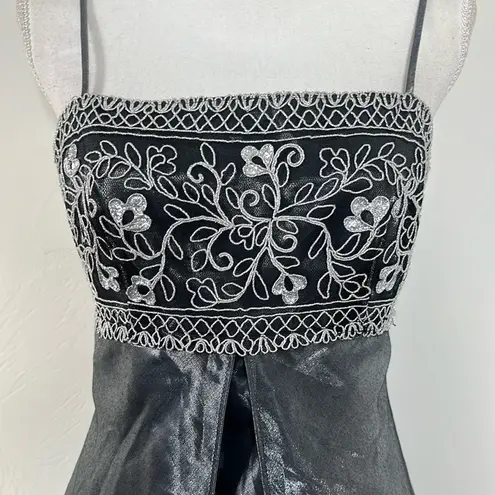 90s Prom Dress Silver Size undefined