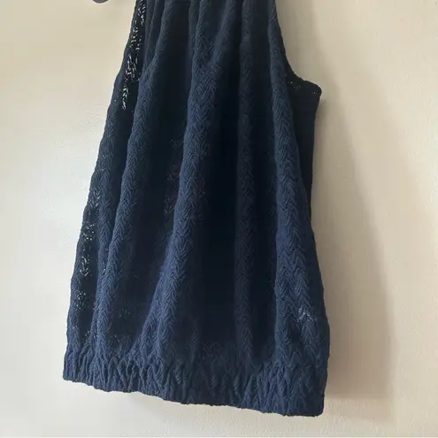 Ramy Brook Noah Navy Tank Top