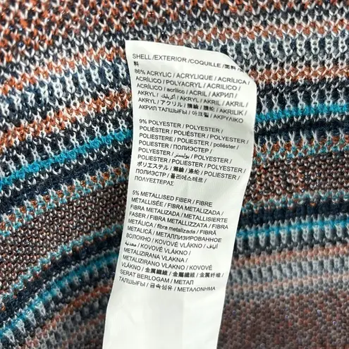 Desigual Floral Open Front Fringe Trim Duster Sweater Women’s Size Small - Image 4