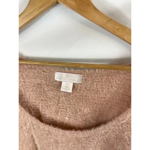 Rachel Parcell Fuzzy Eyelash Sweater Rose Pink size XXL