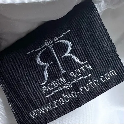 Robin Ruth White Silver & Gold New Orleans Travel Passport Crossbody Bag