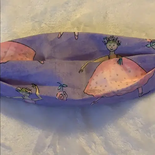 Fabric Face Mask Purple Pink Ballerina Princess