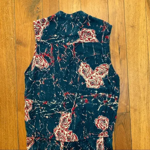 Poupette St. Barth Floral Sleeveless Summer Maxi Dress M