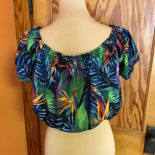 Rachel Zoe Tropical Floral Crop Top