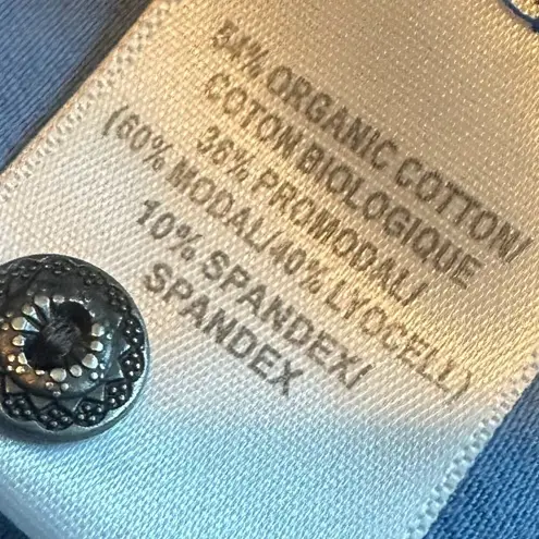 Kuhl Long Sleeve Stretch Dress Blue Boho Print Ruched Comfy Size Small Women's