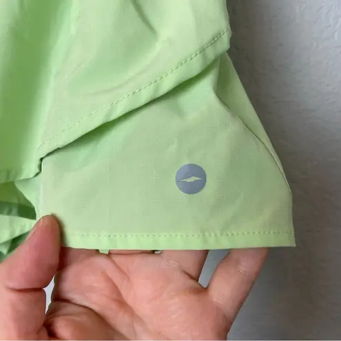 Avia Light LIKE Green Women's Athletic Wind Shorts w/Liner Size XL