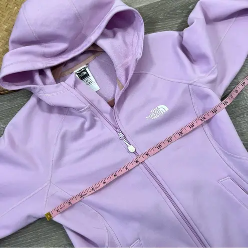 The North Face  women’s pink zip hooded jacket