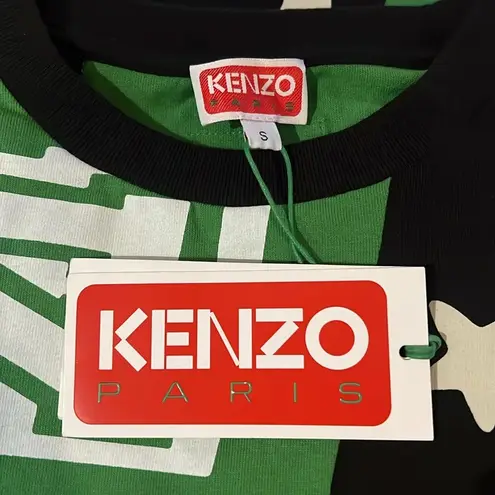 KENZO Flag Print Oversize Cotton T