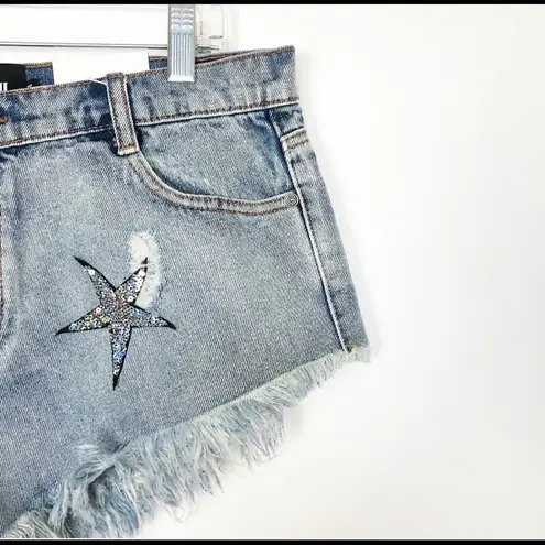 LF NWT  Taigwah Star and Moon Denim Shorts