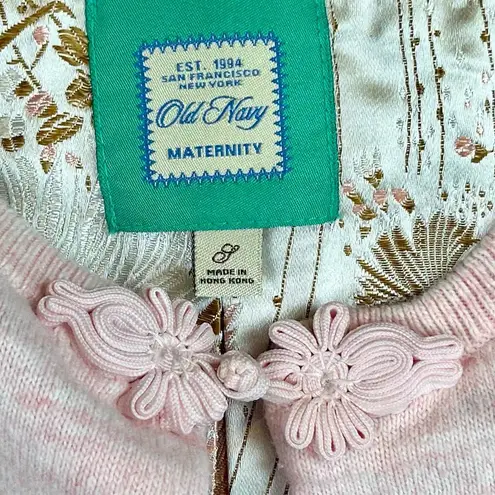Old Navy  Maternity Coquette Pink Cardigan Sweater Small