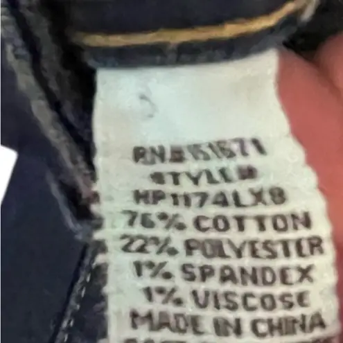 Hot Kiss Get The Lift Y2K Boyfriend Jeans Women’s Size 7/8 Blue Distressed NWOT