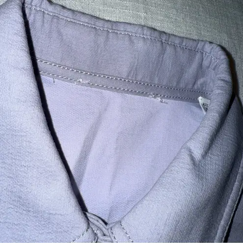 ALC Frank 2 / $30 💜 A.L.C Light Purple Lilac Grey Button Up Black Denim Jacket