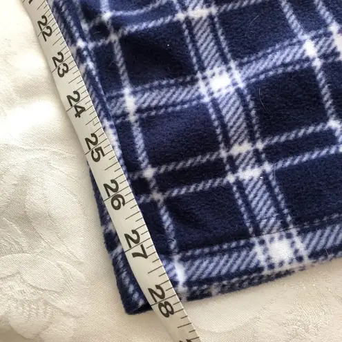 Warm & Snuggly Lounge Pants Navy Plaid M NWT Blue Size M