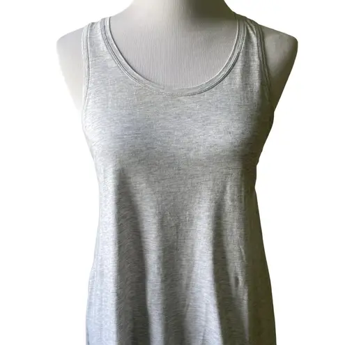 Lululemon  To The Point Tank Heathered Core Ultra Light Grey Size 6