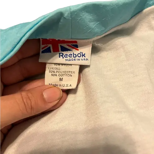 Reebok  vintage pink and blue windbreaker size medium