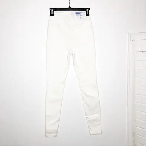 Nordstrom Abound High Rise Skinny Jeans White Denim Size 24