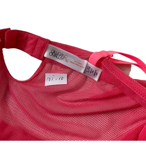 gilligan and o'malley Women Size Large Pink Corset Sleepwear Intimate (10I-10)