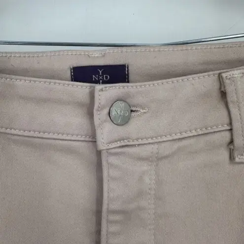 NYDJ Alina Legging Skinny Jeans Khaki Tan Color Size 14W