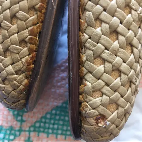 Vintage Open Weave Booties Woven Basket Weave Size undefined