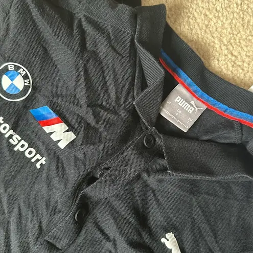 Puma BMW M Motorsport women’s black polo large 