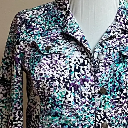 Christopher & Banks  Cotton Print Jacket/Blazer