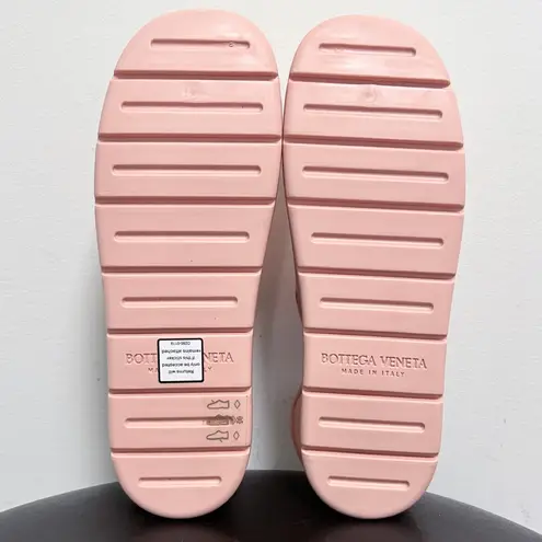 Bottega Veneta Peachy Pink Rubber Puddle Slingback Mule Sandals 41 *No Box*