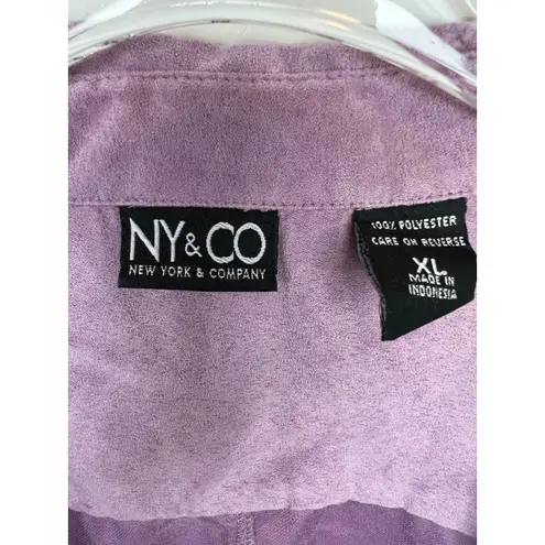 New York & Company (NY & Co) Vintage Lilac Suede