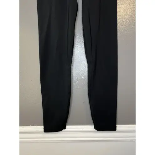 Level Leggings Womens Medium Black High Rise Yoga Athletic Polyester Spandex