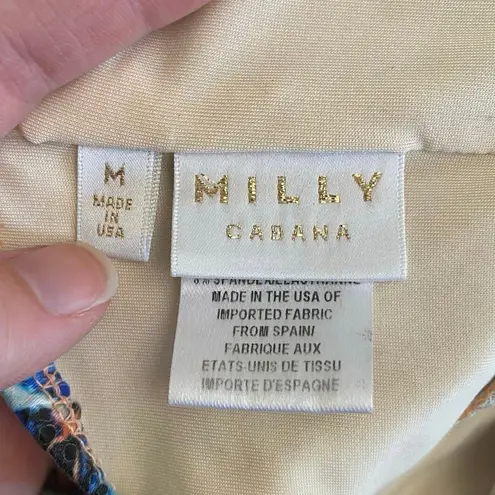 Milly Cabana Faux Snake Skin Bikini Set Women’s Size M Top and Size L Bottoms Size M