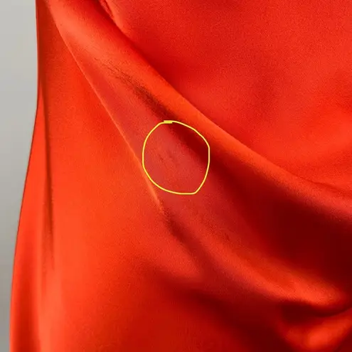 Nanushka Emila Minidress in Blood Orange Size L