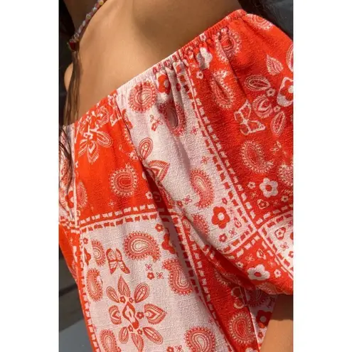 Lisa Says Gah ππ Joni Maxi Dress ~ Bandana Paisley Print XS