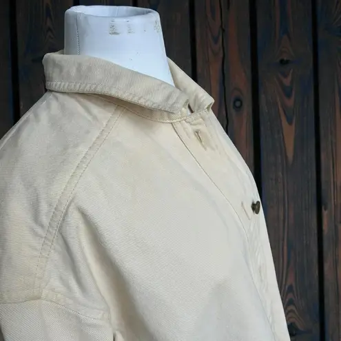 Vintage Escada by Margaretha Ley Yellow Oversized Barn Utility Jacket Size 34