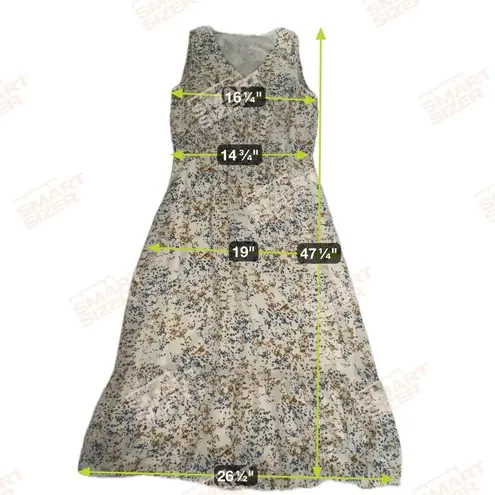 Jane and Delancey Blue and Cream Dress Size Medium