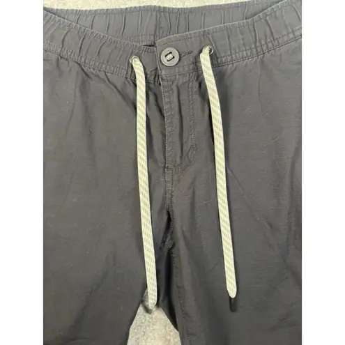 Vuori Pants Womens Xs Charcoal Gray Ripstop Cargo Pocket Drawstring