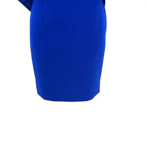 Jay Godfrey Cobalt Blue Viola Dress Strapless Ruffle Detail Mini Size US 4