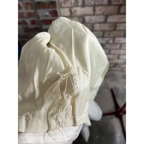 Trench coat short button off hood Tan Size M