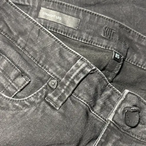 Kut From The Kloth  straight leg black jeans sz 8 S