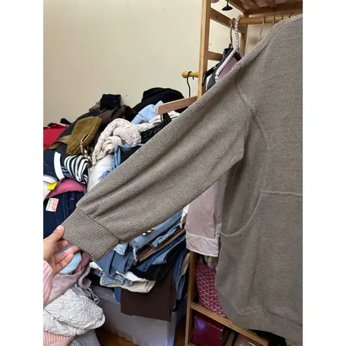 Free People  Beach Ronda Pullover Tunic Size Medium Fossil Brown