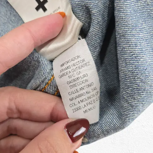 Imogene and Willie x Rodan + Fields Denim Western Embroidered Vest Size Small