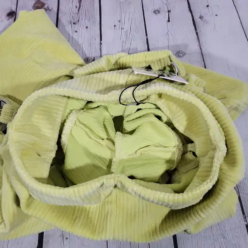 The Ragged Priest Yellow Corduroy Cut Out Flared Pants Size 6