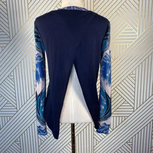 Yigal Azrouel Two Piece Cashmere Sweater Set Size Small Blue