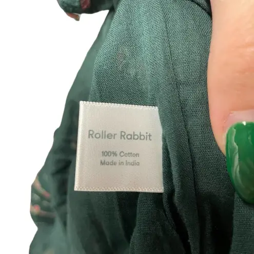 Roberta Roller Rabbit Roller Rabbit Mateaus Fiorella Dress in‎ Green Floral Print Size XL
