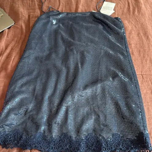 Cami NYC NWT Zoya Sequined Minidress in navy