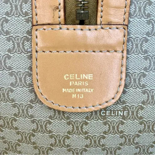 CELINE  Macadam Monogram Beige Boston Handbag