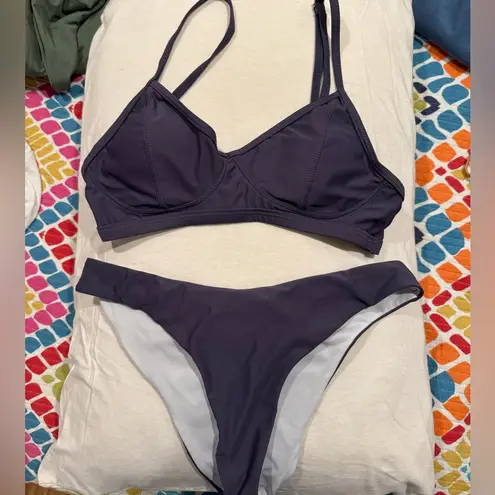 Purple Bikini Set Black thumbnail 2