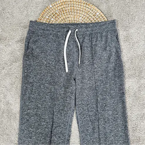 Vuori Women’s Halo Essential Wide Leg Pants Pull On High Rise in Heather Grey L