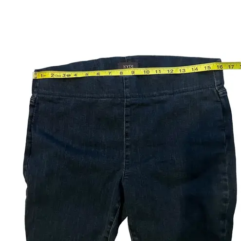 NYDJ Lift Tuck Pull On Dark Wash Cropped Leggings, Sz 10P