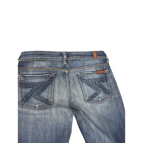 Seven 7 Womens Blue denim wide Leg Jeans 26 SKU 7419